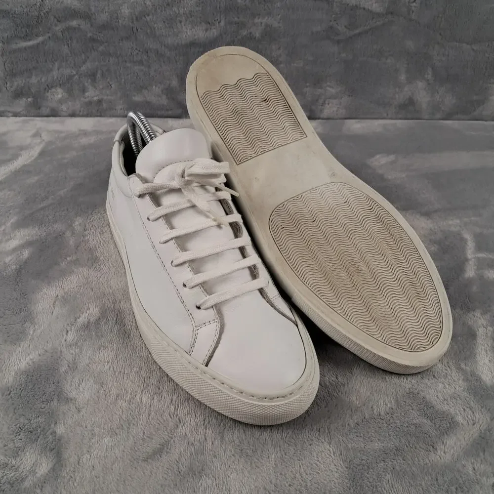 Common Projects Original Achilles Low White Leather Sneakers Men's EU 39 US 6.5